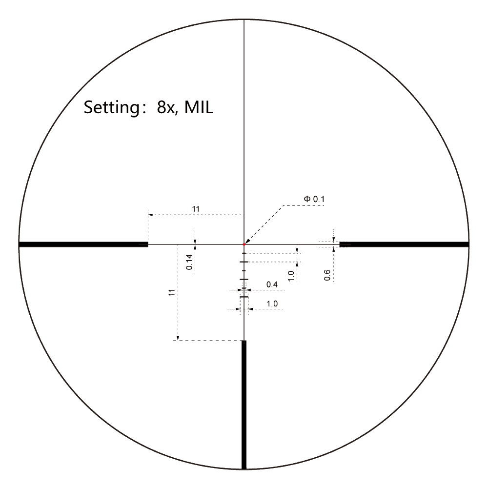 Фото Оптический прицел Vector Optics Continental x8 1-8x24i SFP ED Fiber LPVO в интернет-магазине Nickhunter