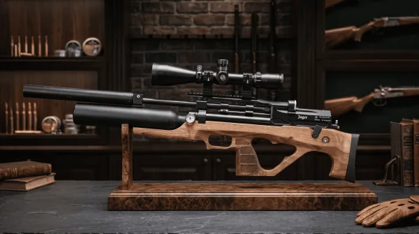 Фото Пневматическая винтовка Jager SP Bullpup 6.35 мм 590 мм (колба, передний взвод) в интернет-магазине Nickhunter