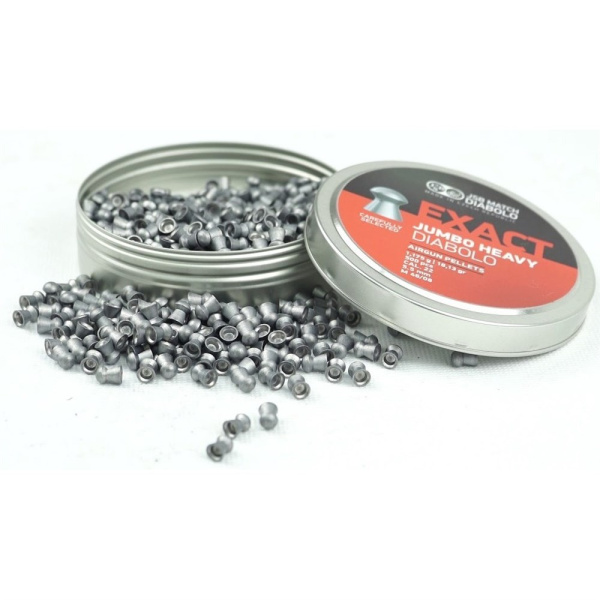Фото JSB Exact Jumbo Heavy Diabolo 5,5 мм — 1,175 г (500 шт.) в интернет-магазине Nickhunter